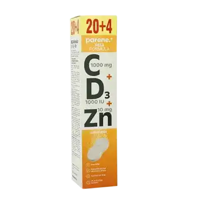 MEGA formula C + D + Zn putojošas tabletes