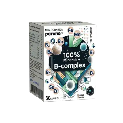 MEGA FORMULA parene. 100% Minerals + B-complex N30